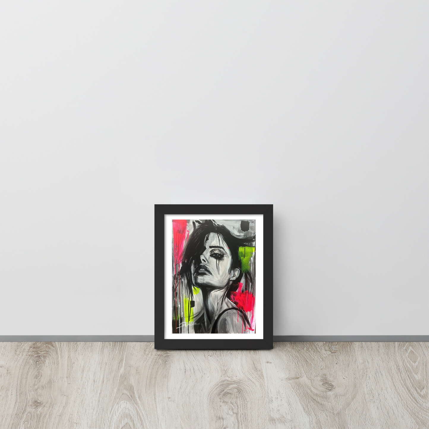 Gerahmtes Poster "Narben aus Licht"