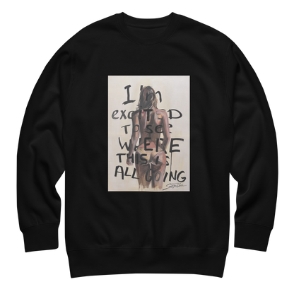 Unisex Sweatshirt mit Frontdruck