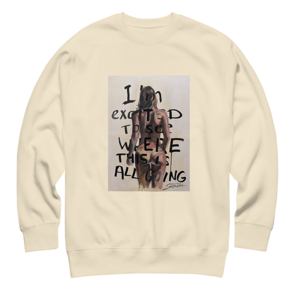 Unisex Sweatshirt mit Frontdruck