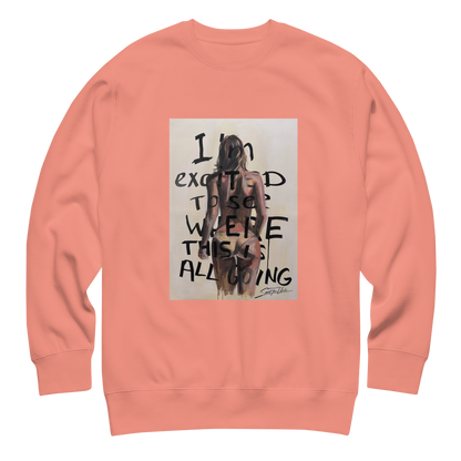 Unisex Sweatshirt mit Frontdruck